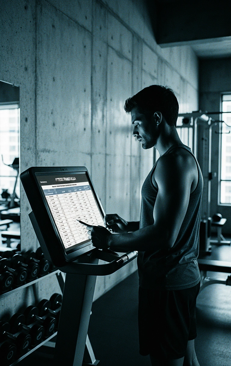 Professional athletic training methodology visualization